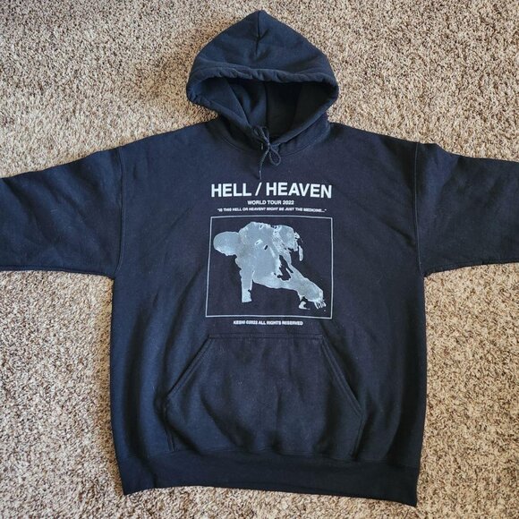 Keshi Hell Heaven World Tour Concert Pullover Hoodie Band Tee Indie Music Merch - Picture 5 of 8